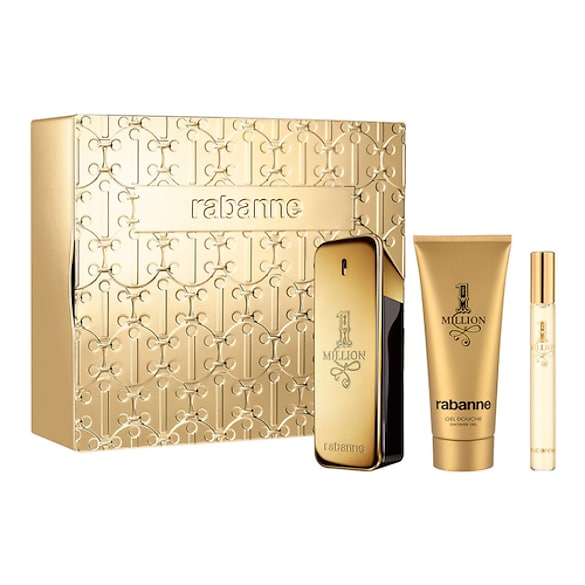 1 Million - Coffret eau de toilette, gel douche et vaporisateur de voyage , RABANNE FRAGRANCES